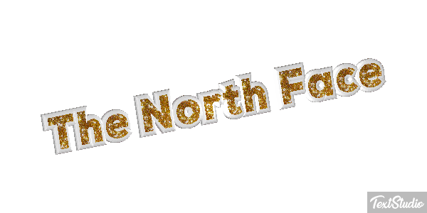 The North Face Tekst effect