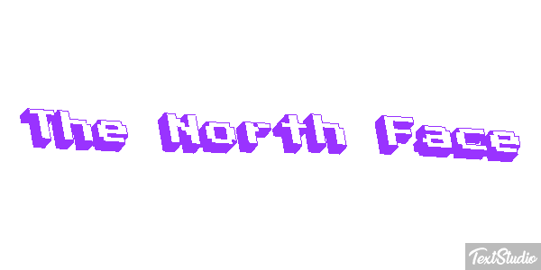 The North Face Tekst effect