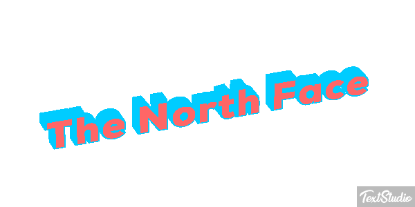 The North Face Tekst effect