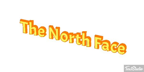 The North Face Tekst effect