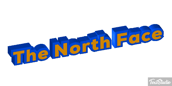 The North Face Tekst effect