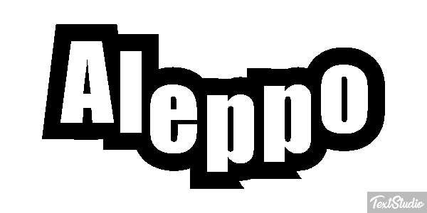 Aleppo Text effect