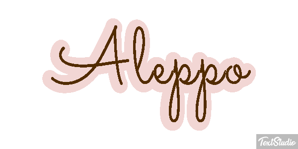 Aleppo Text effect