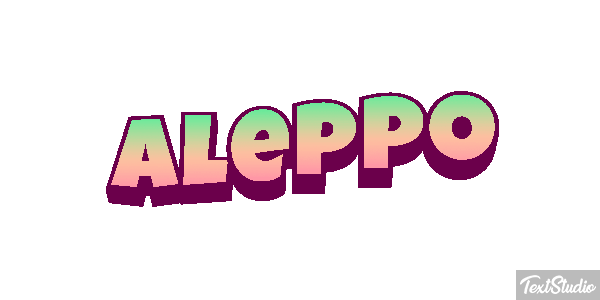 Aleppo Text effect