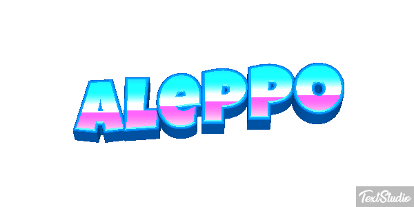 Aleppo Text effect