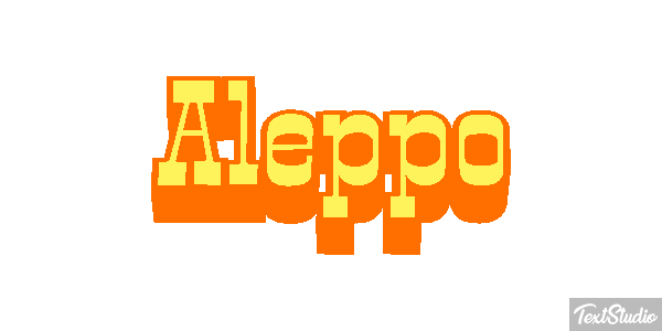 Aleppo Text effect