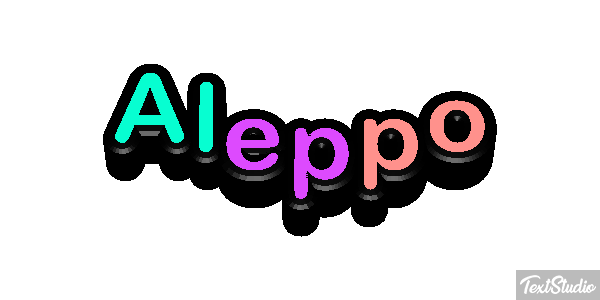 Aleppo Text effect