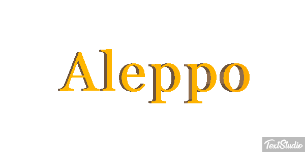 Aleppo Text effect