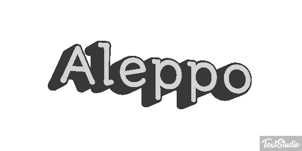 Aleppo Text effect