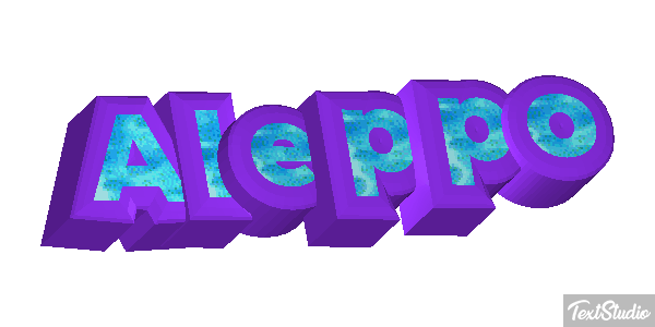 Aleppo Text effect