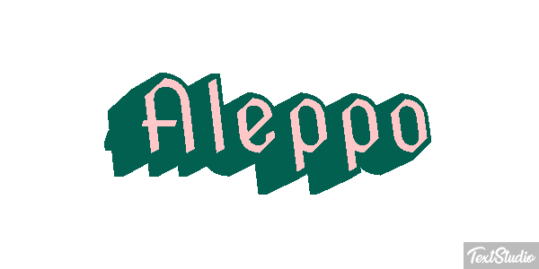 Aleppo Text effect