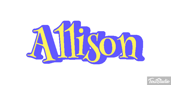 Allison Effetto testo