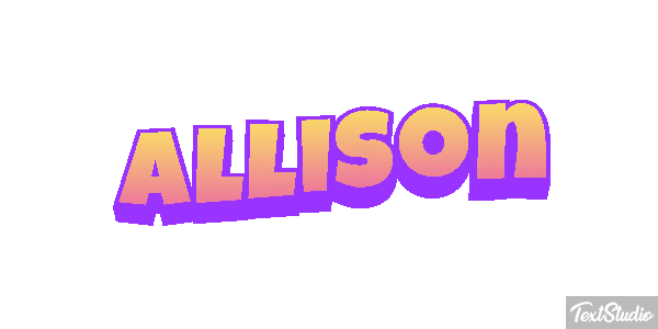 Allison Effetto testo