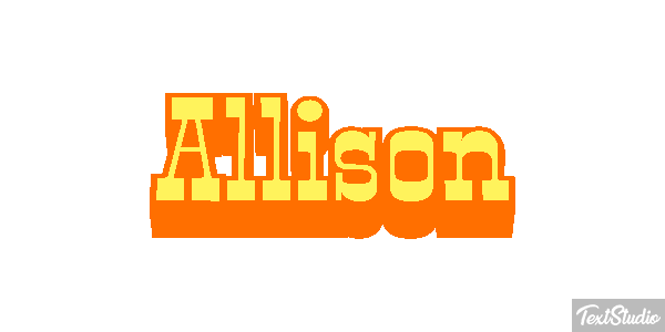 Allison Effetto testo