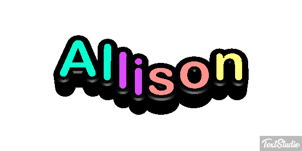 Allison Effetto testo