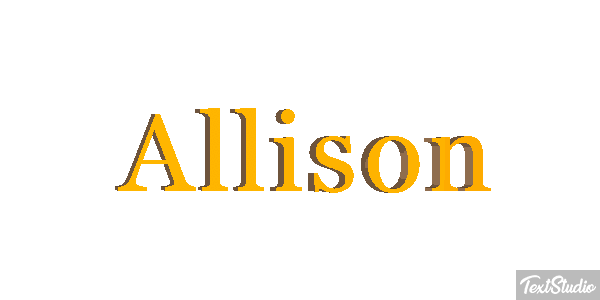 Allison Effetto testo