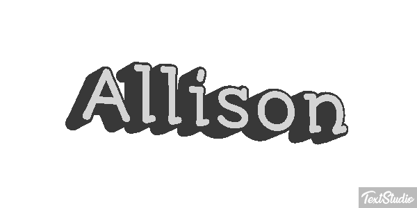 Allison Effetto testo