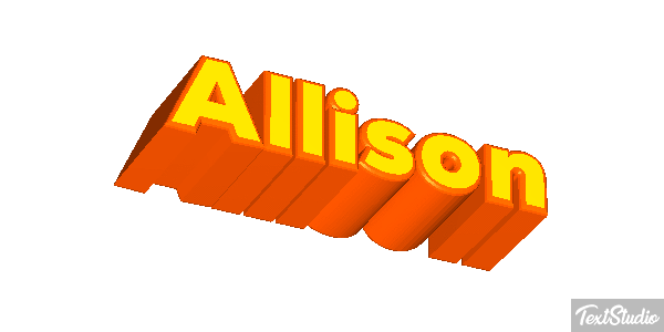 Allison Effetto testo