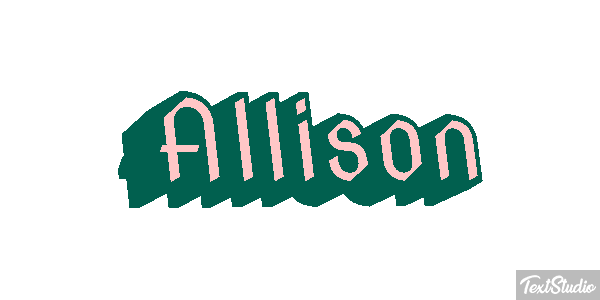 Allison Effetto testo