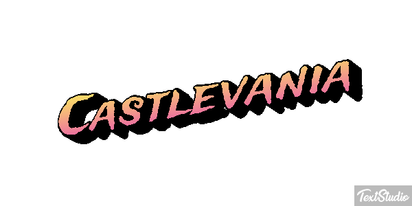 Castlevania Effetto testo