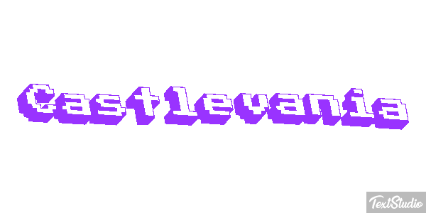 Castlevania Effetto testo