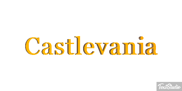 Castlevania Effetto testo