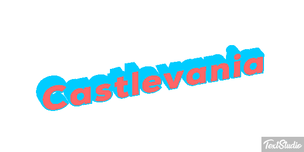 Castlevania Effetto testo