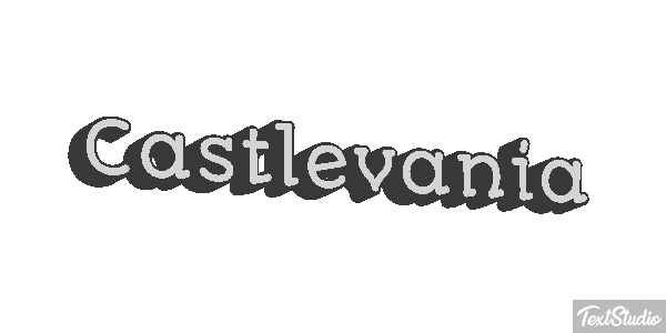 Castlevania Effetto testo