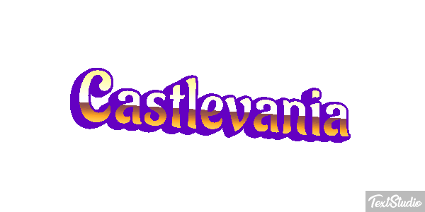 Castlevania Effetto testo