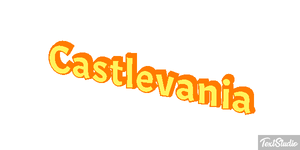 Castlevania Effetto testo