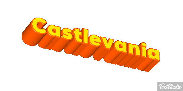 Castlevania Effetto testo