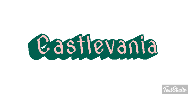 Castlevania Effetto testo