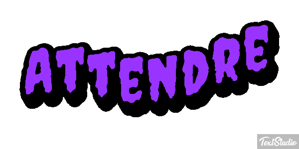 Attendre Efeito do texto