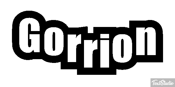 Gorrión Text effect
