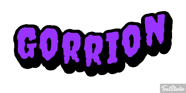 Gorrión Text effect