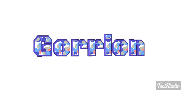 Gorrión Text effect