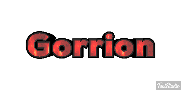 Gorrión Text effect