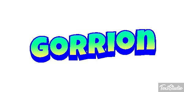 Gorrión Text effect