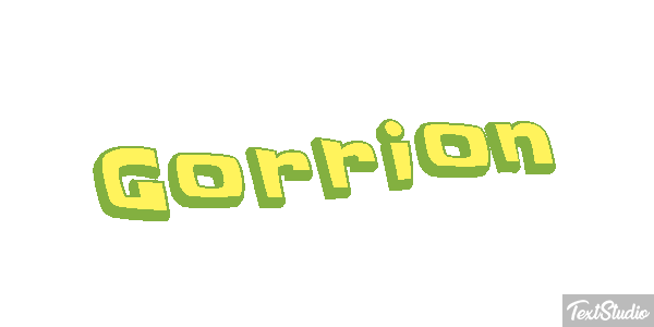 Gorrión Text effect