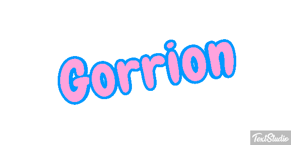 Gorrión Text effect
