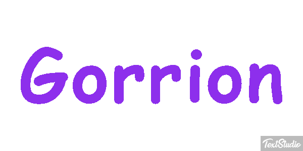 Gorrión Text effect
