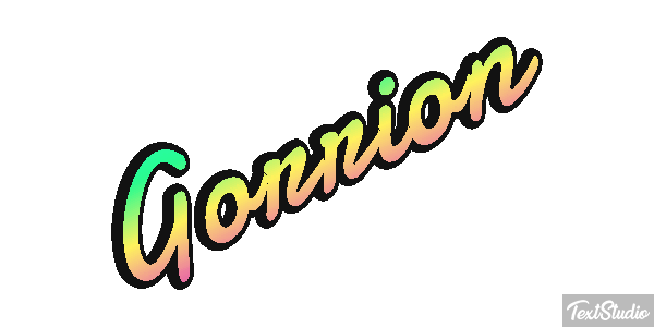 Gorrión Text effect