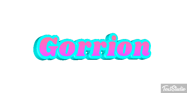 Gorrión Text effect