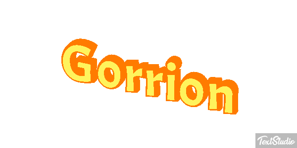 Gorrión Text effect