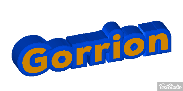 Gorrión Text effect