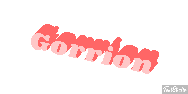 Gorrión Text effect