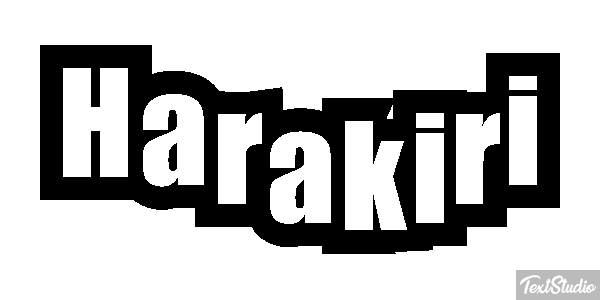 Harakiri Metin efekti
