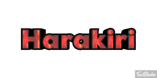 Harakiri Metin efekti