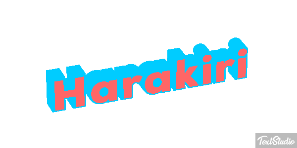 Harakiri Metin efekti