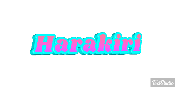Harakiri Metin efekti